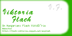 viktoria flach business card